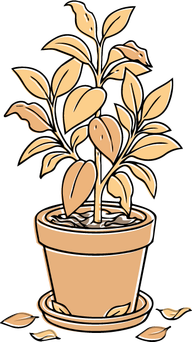 Neglected plant illustration